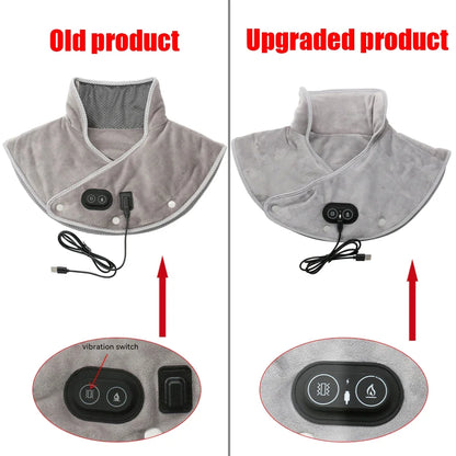 Electric Heating shoulder Neck Pad Massager USB Cervical Brace Wrap Thermal Compress Relieve Pain Fatigue Warm Back Brace Tool Selectia