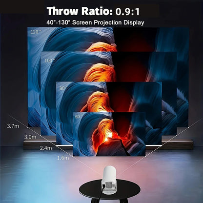 HY300PRO Mini Projector with WiFi & Bluetooth