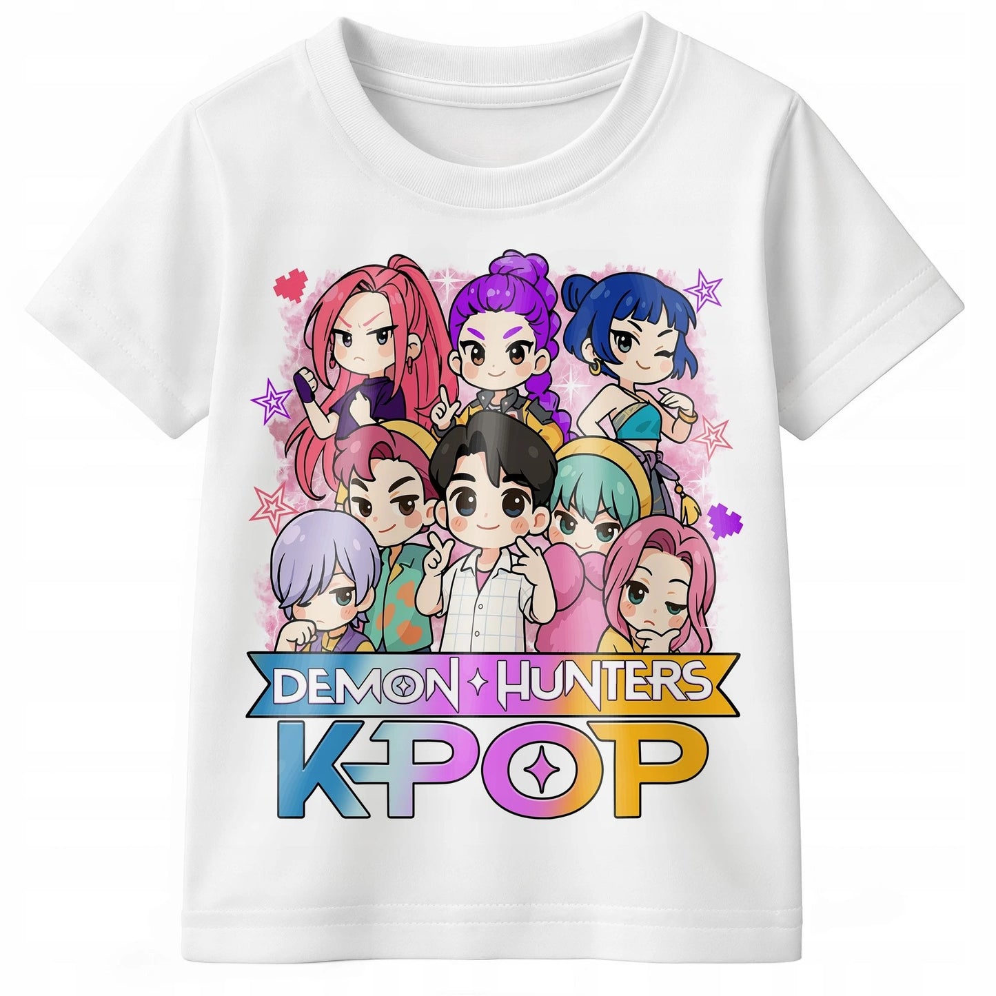 K-Pop Devil Hunter Anime Harajuku T-Shirt