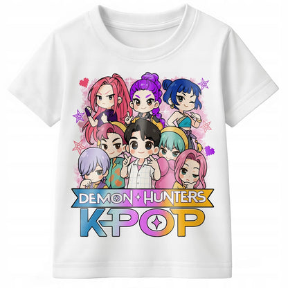 K-Pop Devil Hunter Anime Harajuku T-Shirt