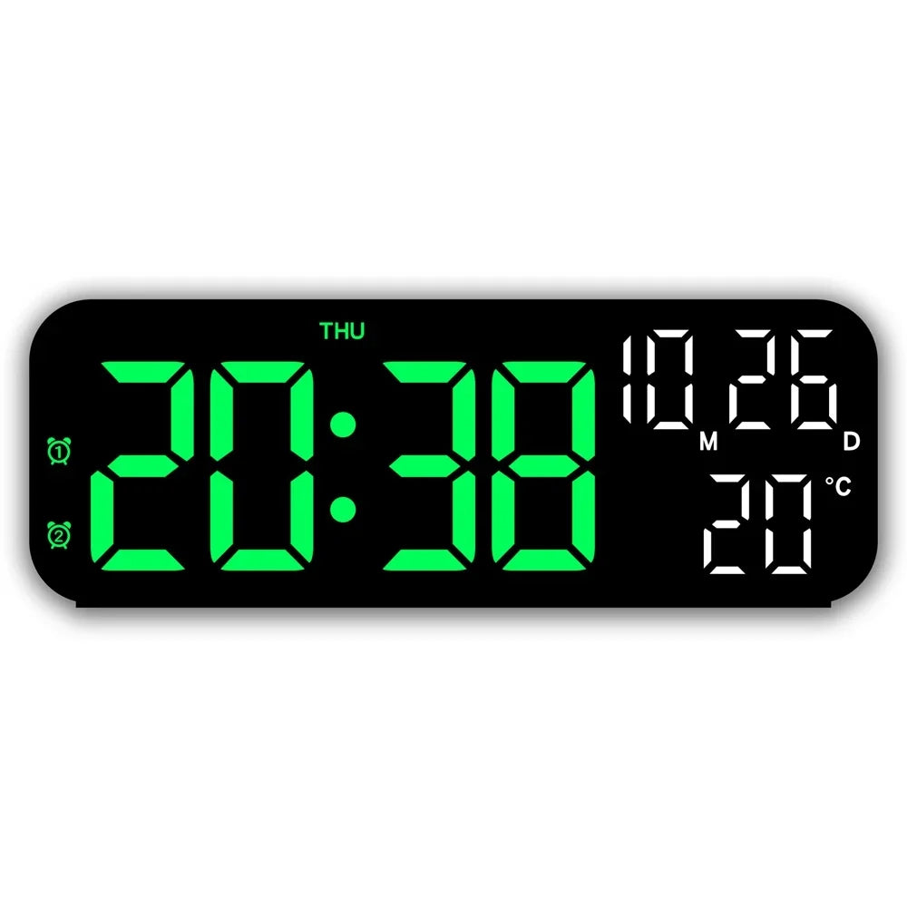 Reloj despertador digital Xiaomi Youpin con temperatura, fecha, semana, modo nocturno, reloj de mesa, 12/24 h, despertador electrónico LED de escritorio