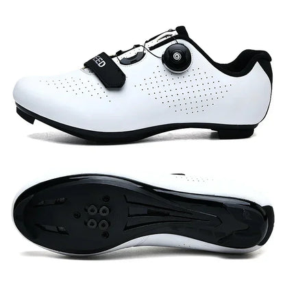 Zapatillas de ciclismo profesionales para hombre, zapatillas SPD para ciclismo de montaña, transpirables, antideslizantes, para carreras de montaña