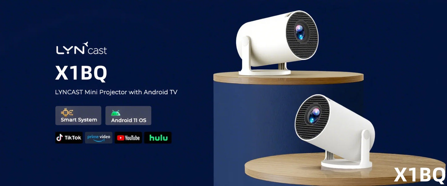 HY300PRO Mini Projector with WiFi & Bluetooth