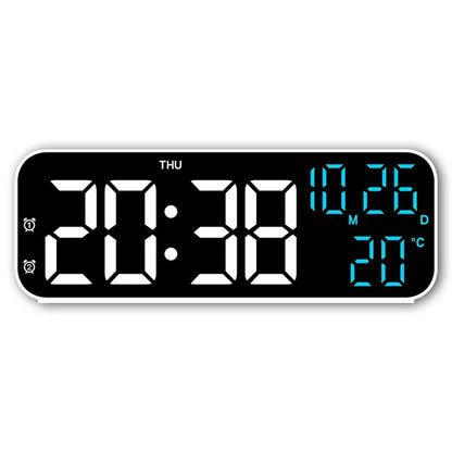 Reloj despertador digital Xiaomi Youpin con temperatura, fecha, semana, modo nocturno, reloj de mesa, 12/24 h, despertador electrónico LED de escritorio