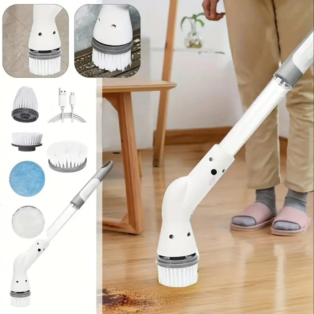 Rechargeable Electric Power Scrubber for Bathroom & Kitchen
