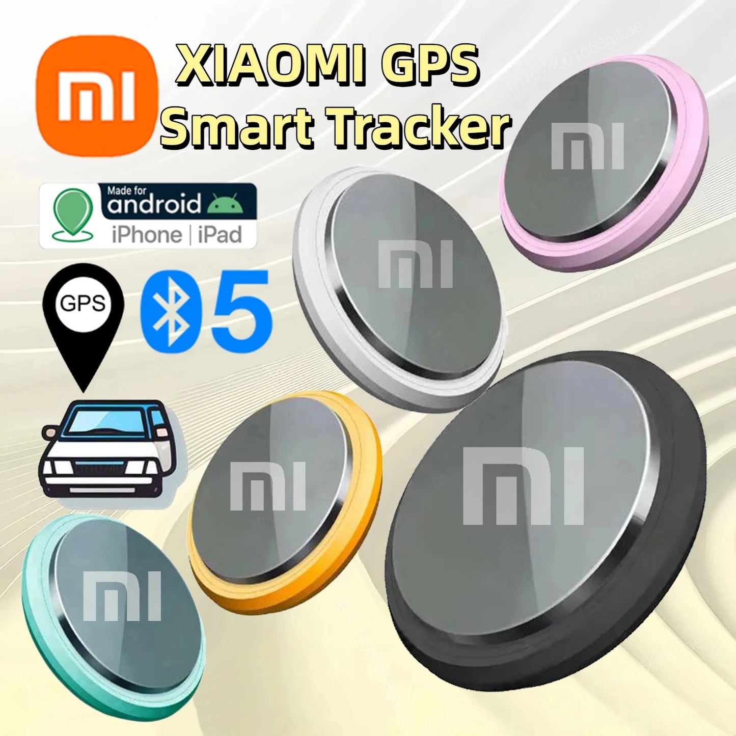 Rastreador inteligente GPS XIAOMI para niños mayores, dispositivo antipérdida, recordatorio, mascotas, bolso, billetera, localizador Bluetooth para Apple y Android.