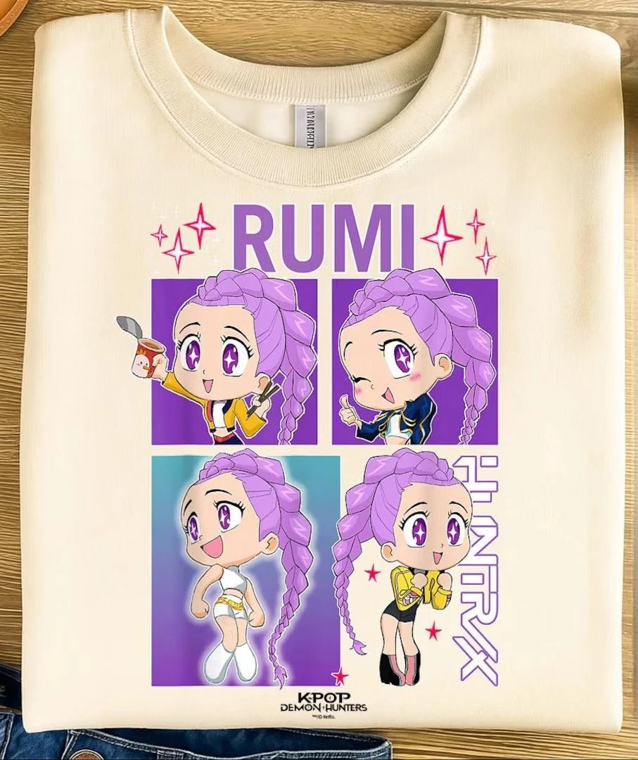 K-Pop Devil Hunter Anime Harajuku T-Shirt