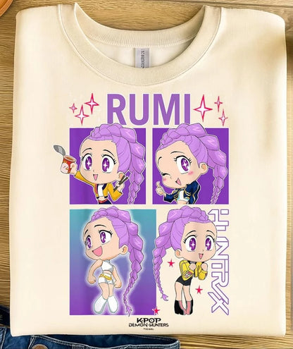 K-Pop Devil Hunter Anime Harajuku T-Shirt