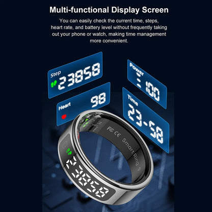 Anillo inteligente Xiaomi R12 con pantalla táctil, resistente al agua hasta 5 ATM, Bluetooth, control de gestos, carga inalámbrica, deportivo