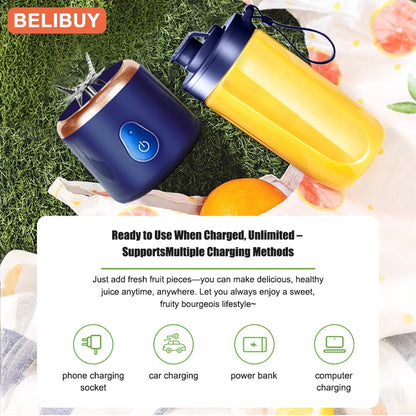 Portable 6-Blade Mini Blender
