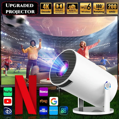 HY300PRO Mini Projector with WiFi & Bluetooth