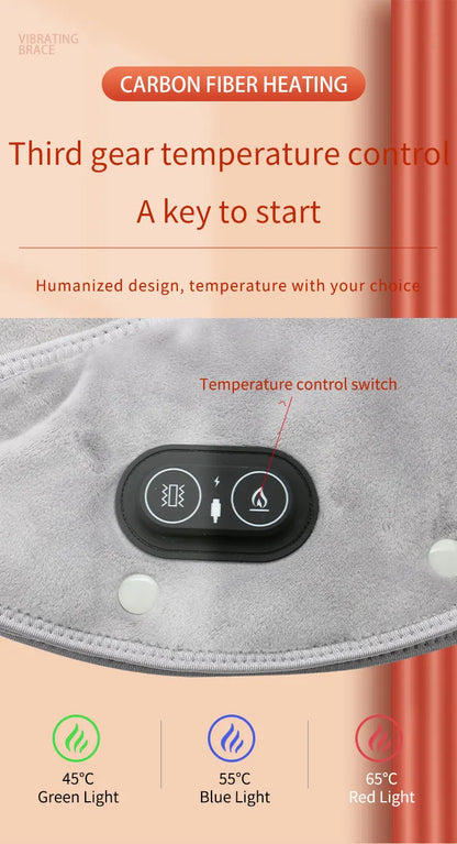 Electric Heating shoulder Neck Pad Massager USB Cervical Brace Wrap Thermal Compress Relieve Pain Fatigue Warm Back Brace Tool Selectia