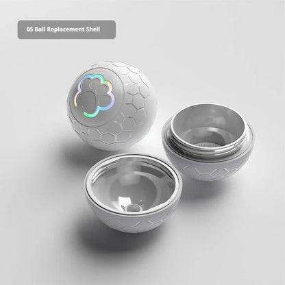Pelota de juguete inteligente Xiaomi para perros, electrónica, interactiva, con USB, automática, con rebote y luces RGB para gatos