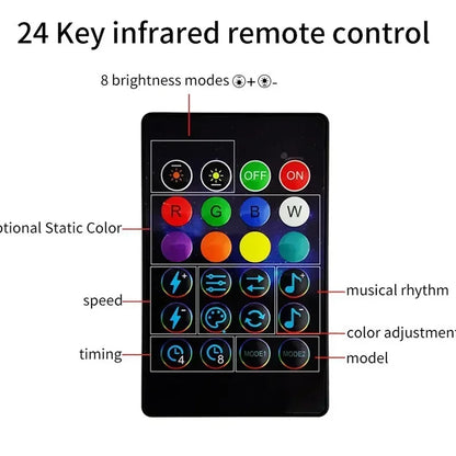 RGB Rhythm Light Smart Light Bars Gaming LED Lights DIY Color Adjustments Remote Control USB Pickup Light Desktop RGB Light Bar Selectia