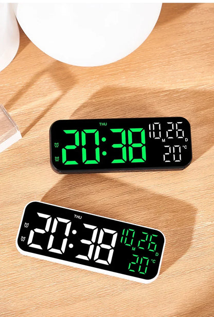 Reloj despertador digital Xiaomi Youpin con temperatura, fecha, semana, modo nocturno, reloj de mesa, 12/24 h, despertador electrónico LED de escritorio