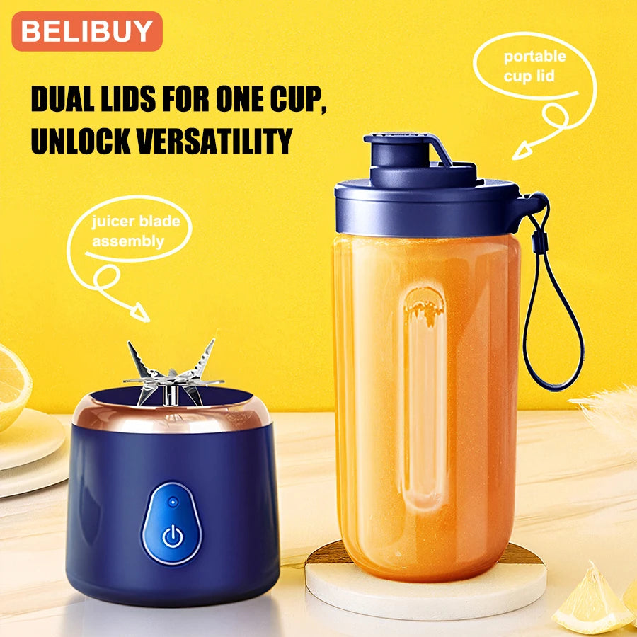 Portable 6-Blade Mini Blender