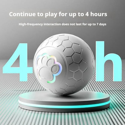 Pelota de juguete inteligente Xiaomi para perros, electrónica, interactiva, con USB, automática, con rebote y luces RGB para gatos