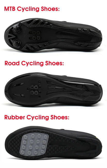 Zapatillas de ciclismo profesionales para hombre, zapatillas SPD para ciclismo de montaña, transpirables, antideslizantes, para carreras de montaña