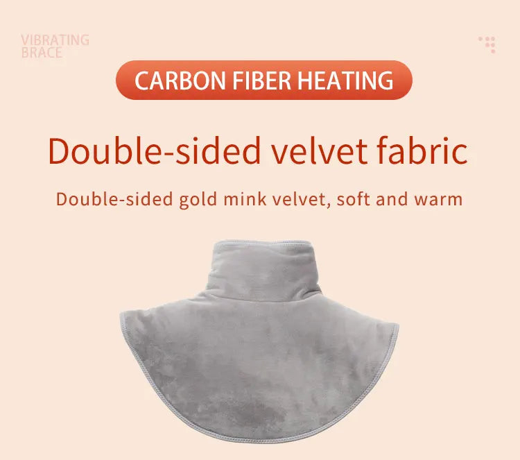 Electric Heating shoulder Neck Pad Massager USB Cervical Brace Wrap Thermal Compress Relieve Pain Fatigue Warm Back Brace Tool Selectia