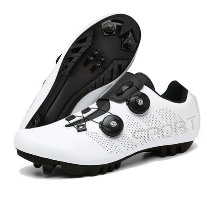 Zapatillas de ciclismo transpirables para hombre y mujer, calzado para ciclismo de montaña y de carretera, con pedales SPD