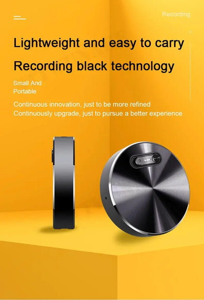 Mini grabadora de voz con imán incorporado, pequeño dispositivo de grabación de audio digital, dictáfono de sonido STTWUNAKE