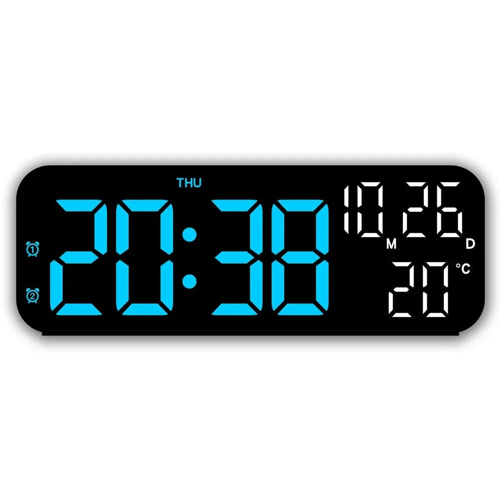 Reloj despertador digital Xiaomi Youpin con temperatura, fecha, semana, modo nocturno, reloj de mesa, 12/24 h, despertador electrónico LED de escritorio