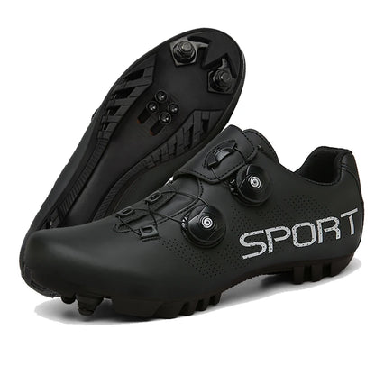 Zapatillas de ciclismo transpirables para hombre y mujer, calzado para ciclismo de montaña y de carretera, con pedales SPD