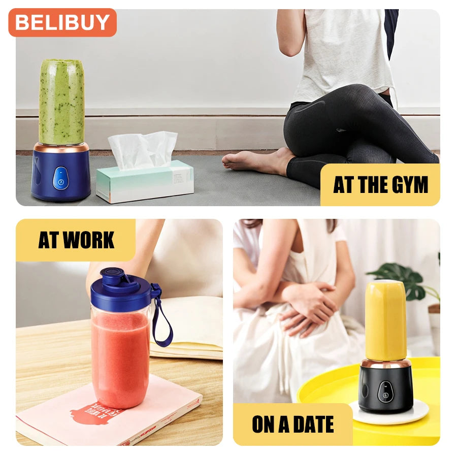 Portable 6-Blade Mini Blender