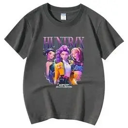 K-Pop Devil Hunter Anime Harajuku T-Shirt