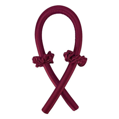 Heatless Curling Rod Satin Silk Sleeping Cap Set Headwrap Natural Curly Hair Long Hair Care Wave Sleeping Curling Styling Tool Selectia