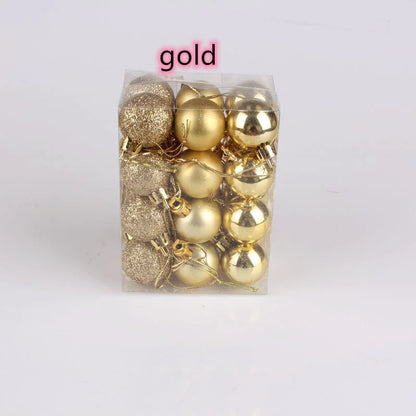 24-Pack Christmas Tree Ornaments