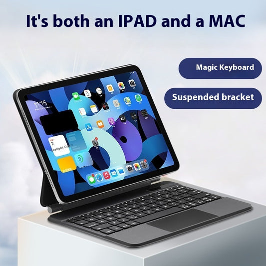 Teclado de control mágico de suspensión para tableta, cubierta protectora de succión magnética integrada para tablet.