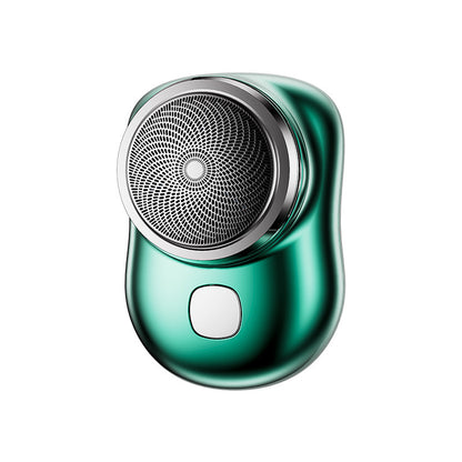Mini afeitadora facial inalámbrica portátil, recargable por USB, eléctrica, en seco y húmedo, sin dolor, tamaño pequeño, para hombres.