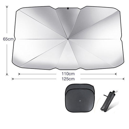 Parasol plegable para parabrisas de coche, protección UV, aislamiento térmico, cubierta para ventana delantera, protector interior, gadgets de verano