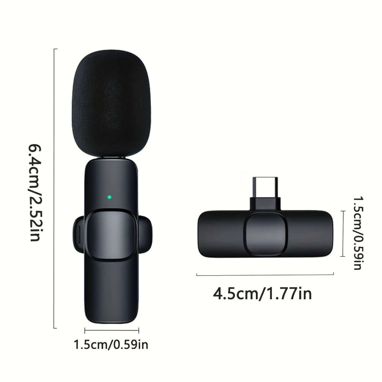 Wireless Lavalier Microphone for iPhone
