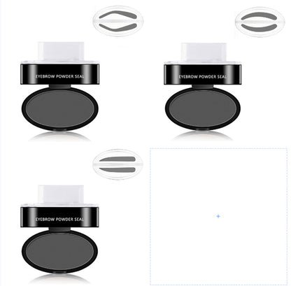 Kit de plantillas para tintar y sellar cejas en polvo, cosméticos, maquillaje profesional, resistente al agua, para realzar las cejas.