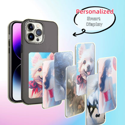 Funda para teléfono con pantalla de tinta electrónica, proyección ilimitada, personalizada, sin batería.