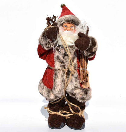 Muñeca navideña, decoración navideña para el hogar, adornos navideños.