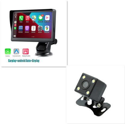 Pantalla inteligente IPS de 7 pulgadas para coche, inalámbrica, Carplay, pantalla de proyección para teléfono móvil, navegación