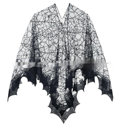 Capa de murciélago de Halloween Chal de actividades para fiestas de Halloween
