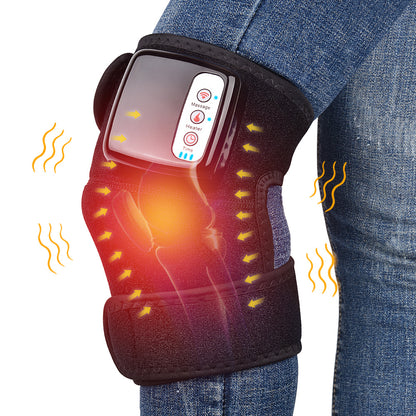 Masajeador eléctrico de rodilla con calefacción por infrarrojos, terapia de vibración, máquina de fisioterapia, masajeador para aliviar el dolor.
