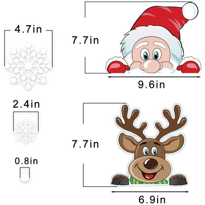 Christmas Snowflake Window Stickers (4 Sheets)