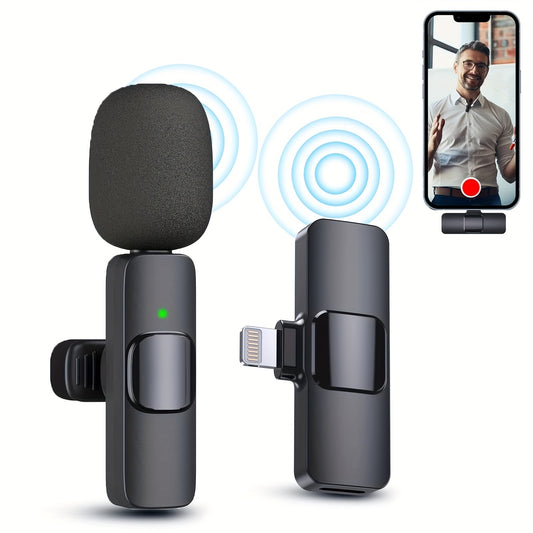 Wireless Lavalier Microphone for iPhone