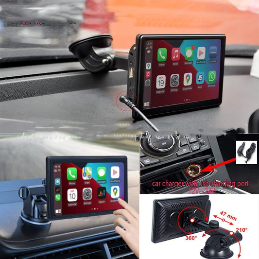 Pantalla inteligente IPS portátil para coche, pantalla de proyección inalámbrica, Carplay, Android AUTO