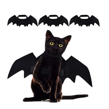 Alas de murciélago para Halloween, accesorios creativos para Halloween, suministros para mascotas, decoración de Halloween, suministros para mascotas, alas de gato para Halloween, suministros para mascotas