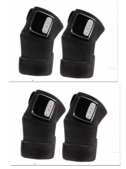 Masajeador eléctrico de rodilla con calefacción por infrarrojos, terapia de vibración, máquina de fisioterapia, masajeador para aliviar el dolor.