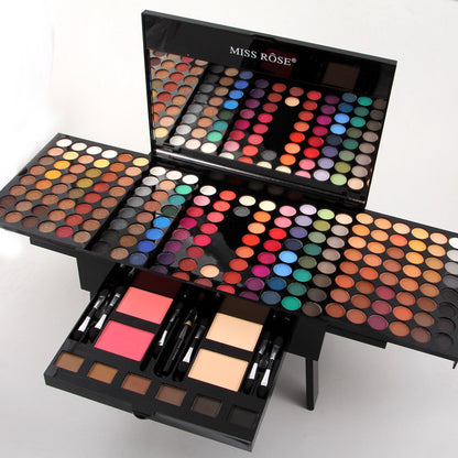 Paleta de maquillaje personalizada con forma de piano, 180 colores, sombras de ojos y rubor