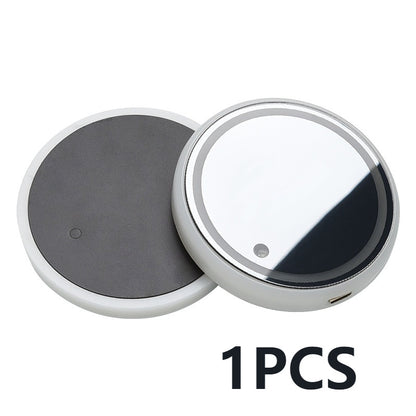 Posavasos colorido con luz LED, posavasos con carga solar y USB, antideslizante, luz ambiental para coche, automático.