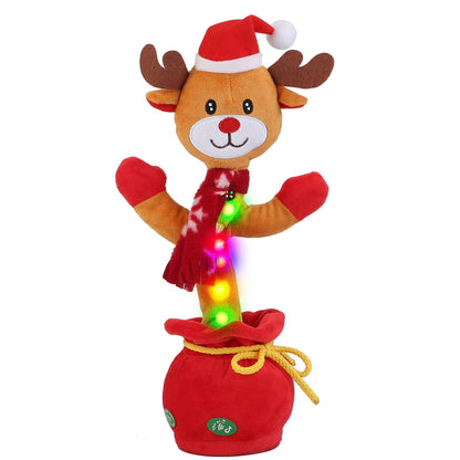 Dancing Christmas Plush Toy – Singing, Recording & Talking Back (Penguin / Moose)