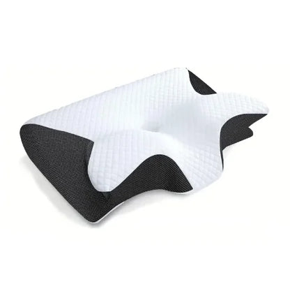 Ergonomic 2-in-1 Memory Foam Support Pillow